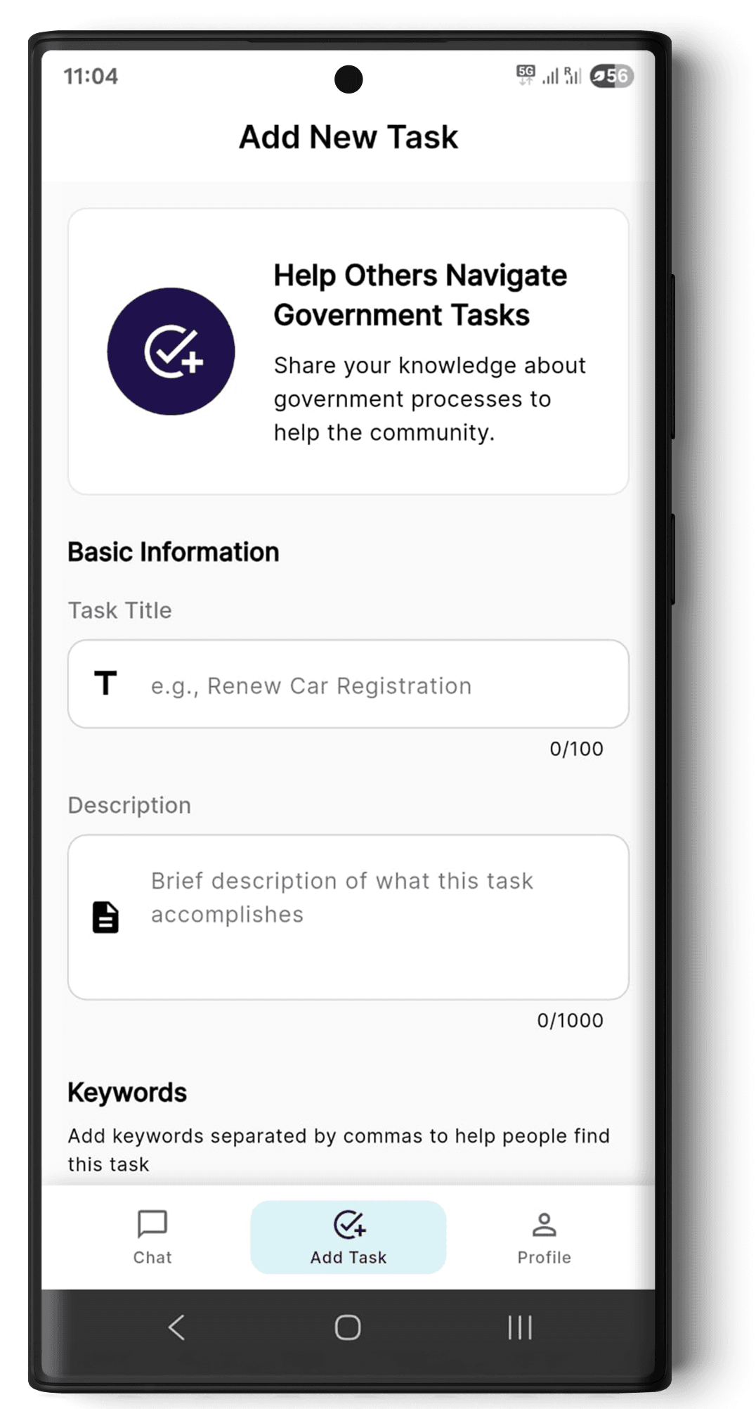Add Task Feature
